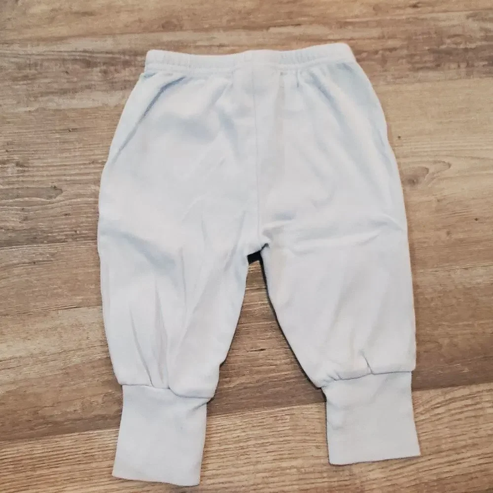 Carters just one year 3 to 6 month light blue baby joggers
